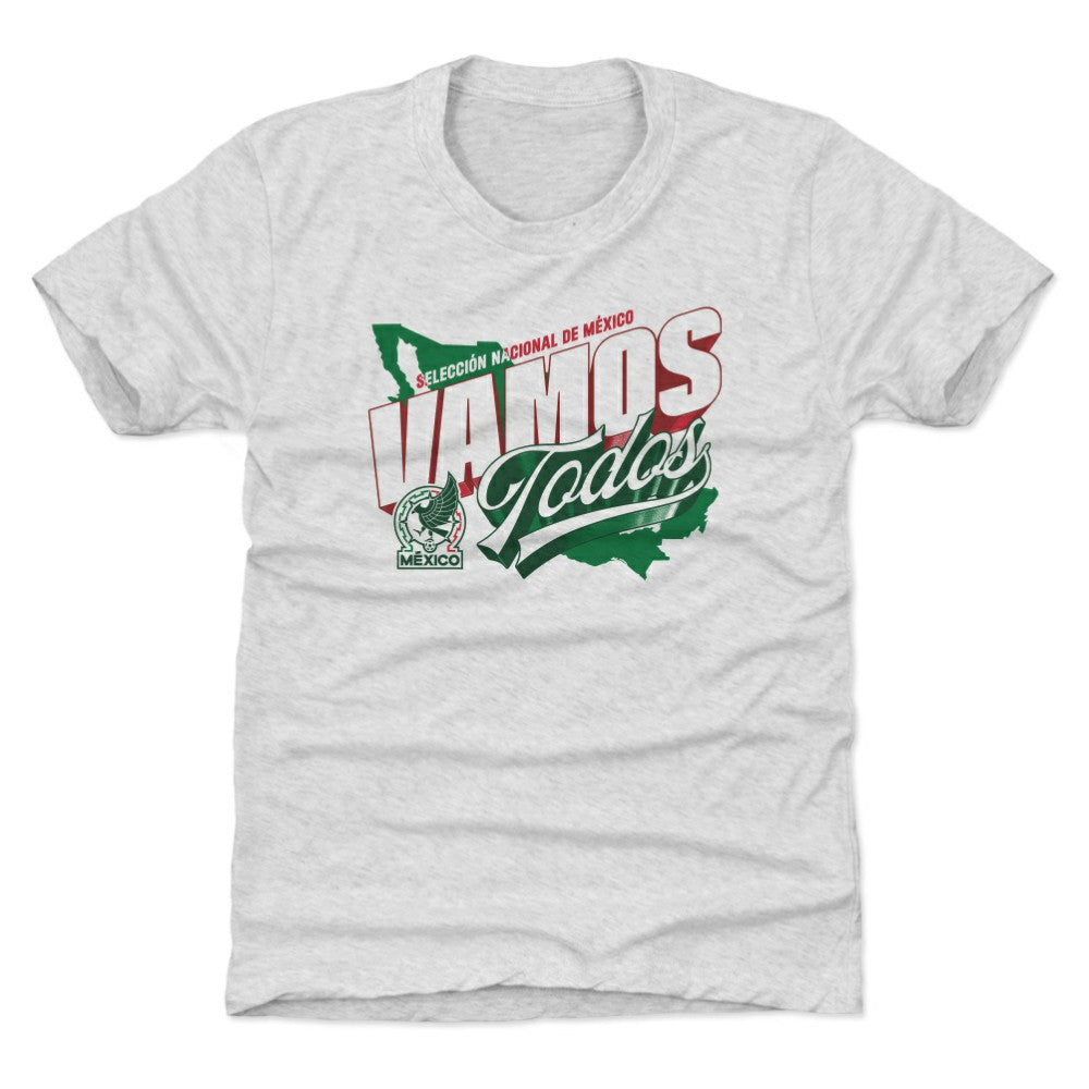 Mexico National Team 500 Level Youth Vamos Todos Country T-Shirts - Gray
