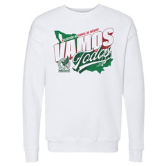 Mexico National Team 500 Level Vamos Todos Country Crewneck Sweatshirt - White