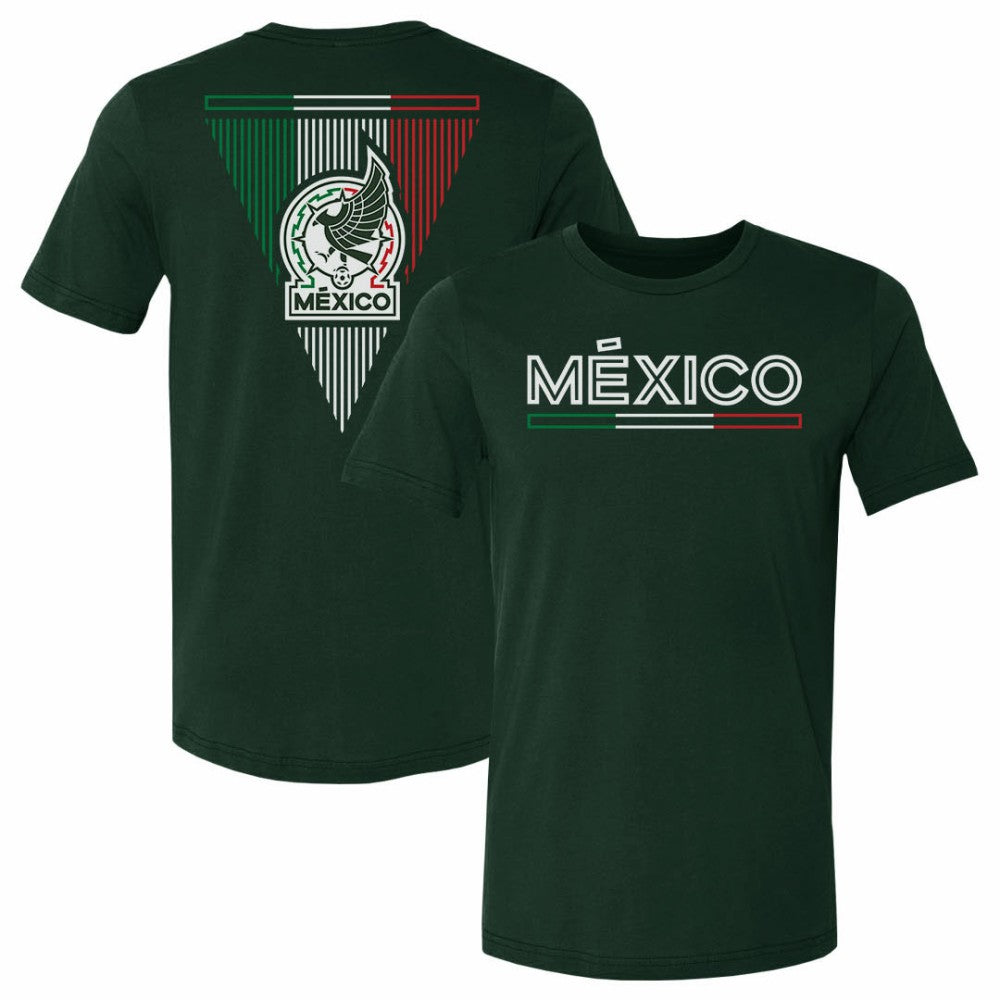 Mexico National Team 500 Level Inline F&B T-Shirts - Forest Green