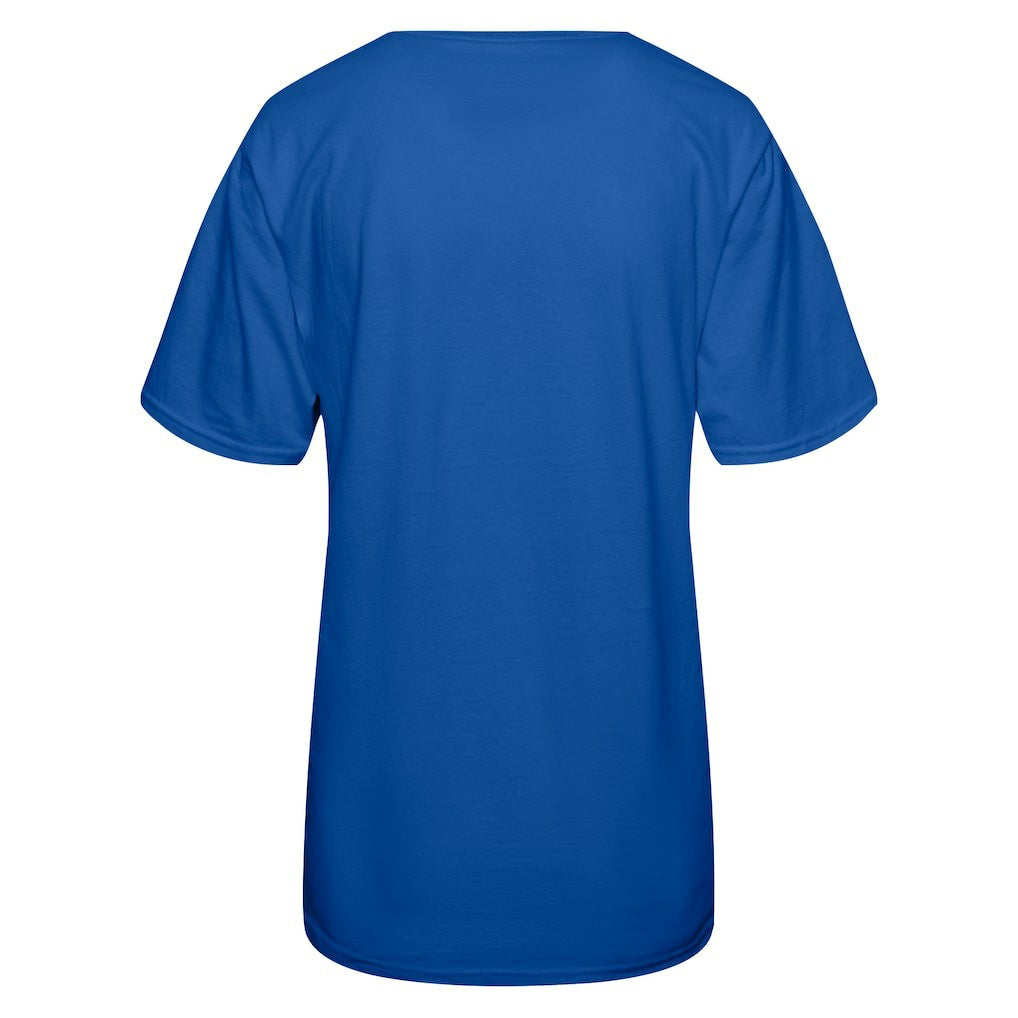 Dallas Cowboys Cheerleaders Women's Sweetheart Boots T-Shirt Royal - NFL