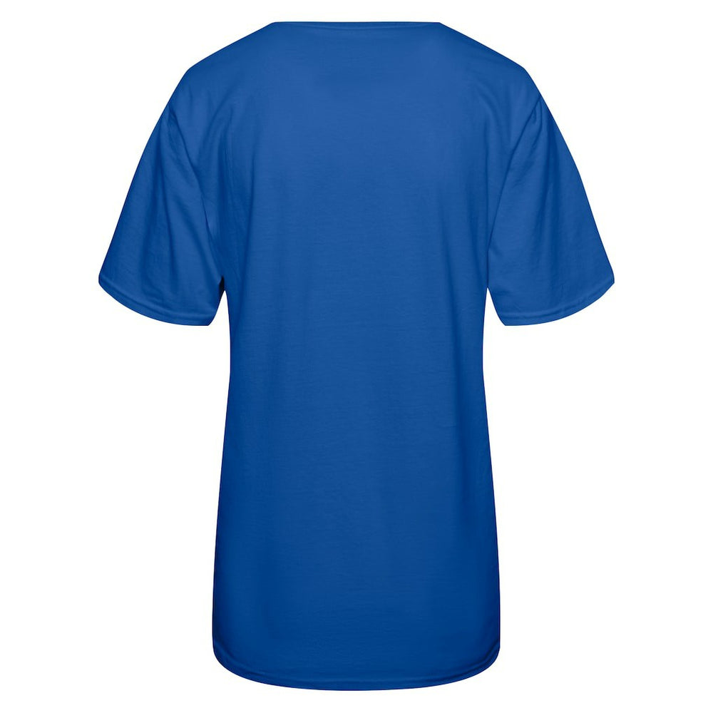 Dallas Cowboys Cheerleaders Women's Sweetheart Boots T-Shirt Royal - NFL