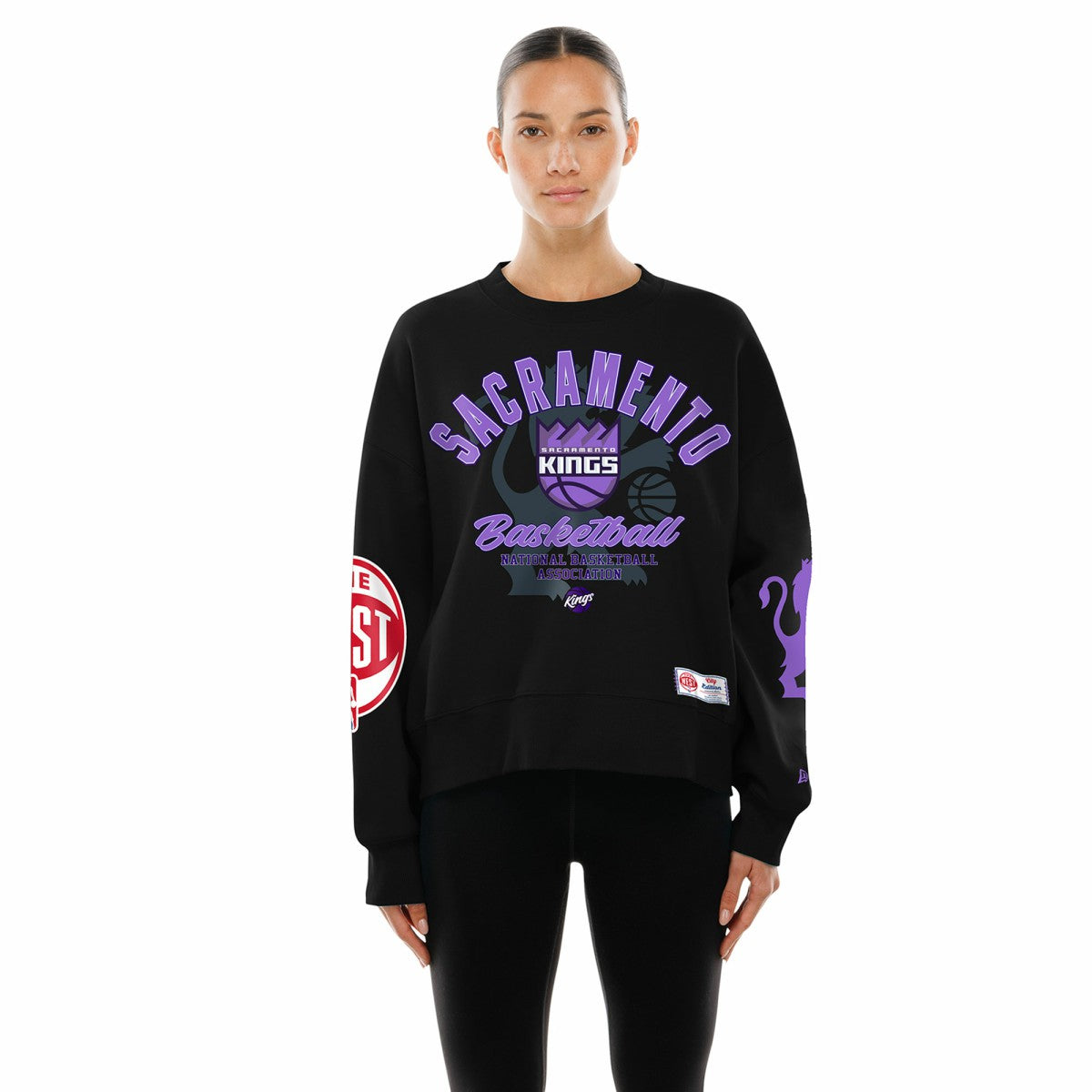 New Era - Sacramento Kings Women's 2025/26 City Edition Sweatshirt - Black