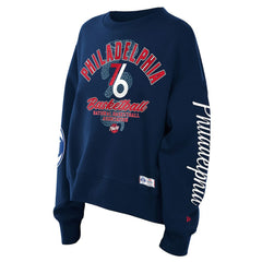 New Era - Philadelphia 76ers Women's 2025/26 City Edition Sweatshirt - Navy