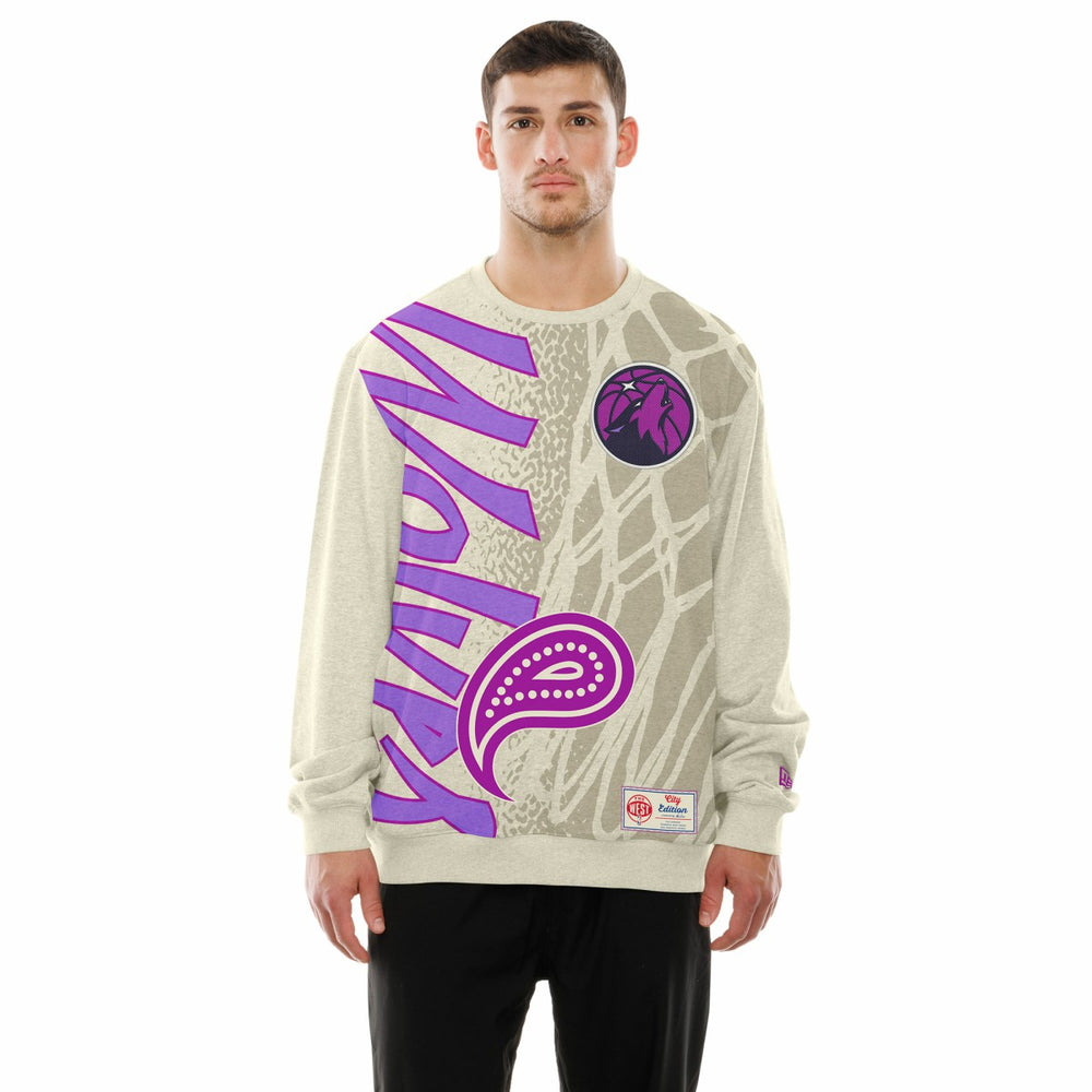 New Era - Minnesota Timberwolves 2025/26 City Edition Sweatshirt - Tan