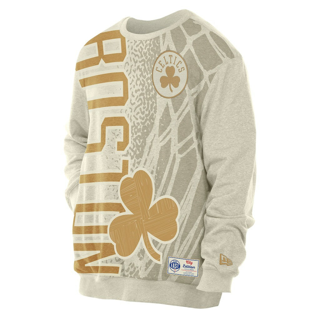 New Era - Boston Celtics 2025/26 City Edition Sweatshirt - Tan
