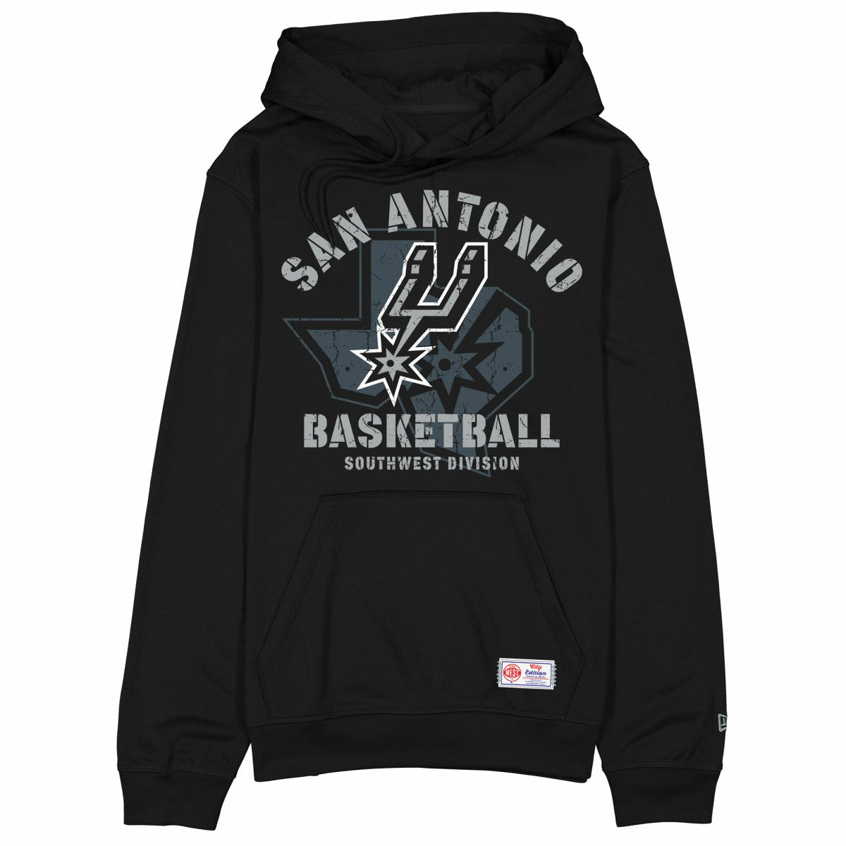 New Era - San Antonio Spurs 2025/26 City Edition Fleece Hoodie - Black