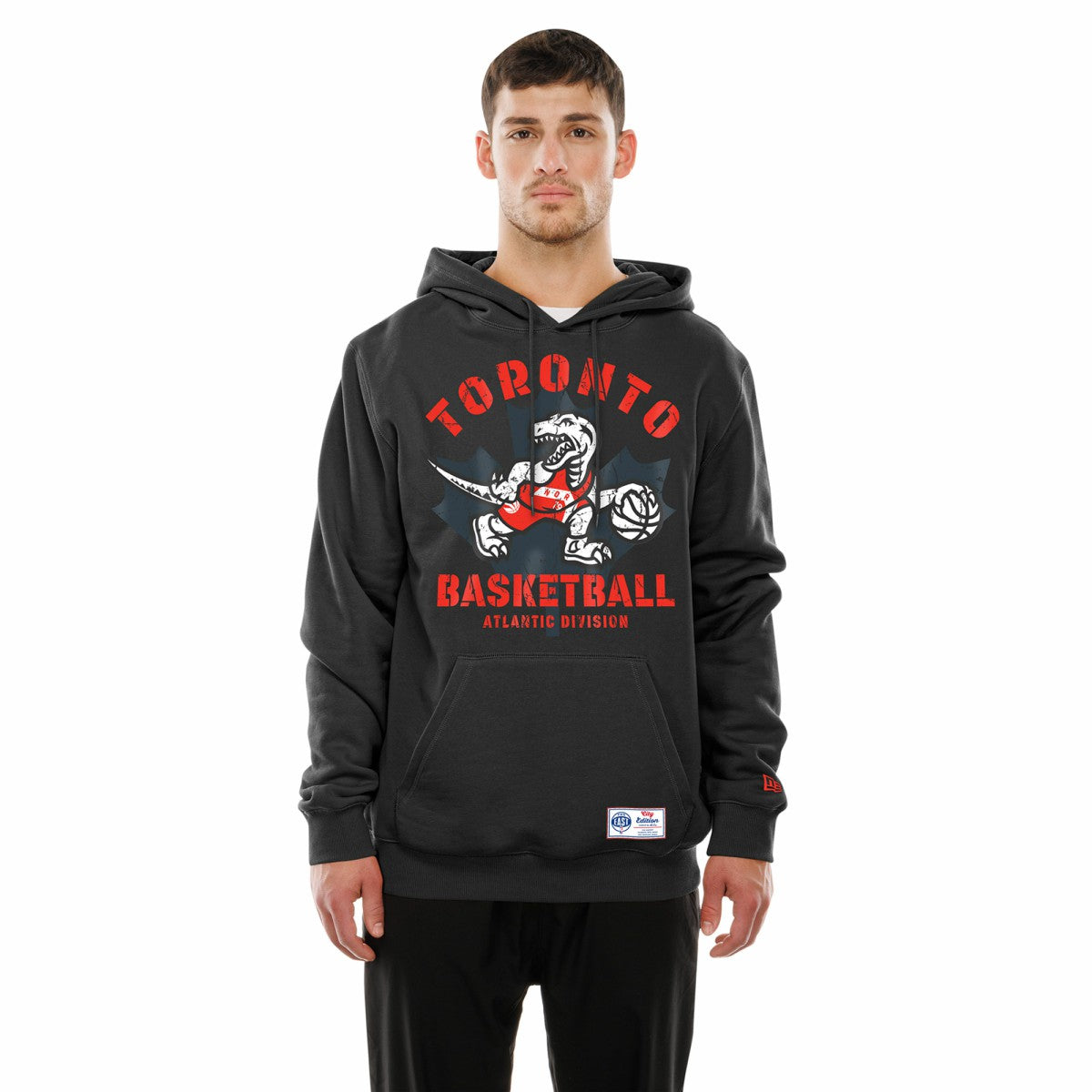 New Era - Toronto Raptors 2025/26 City Edition Fleece Hoodie - Black