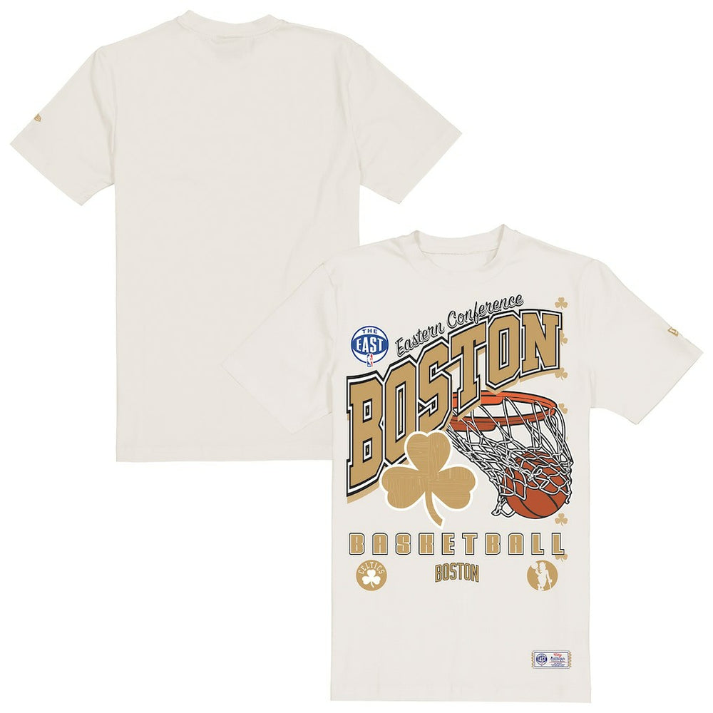 New Era - Boston Celtics Oversized City Edition Remix Vintage T-Shirt - Cream