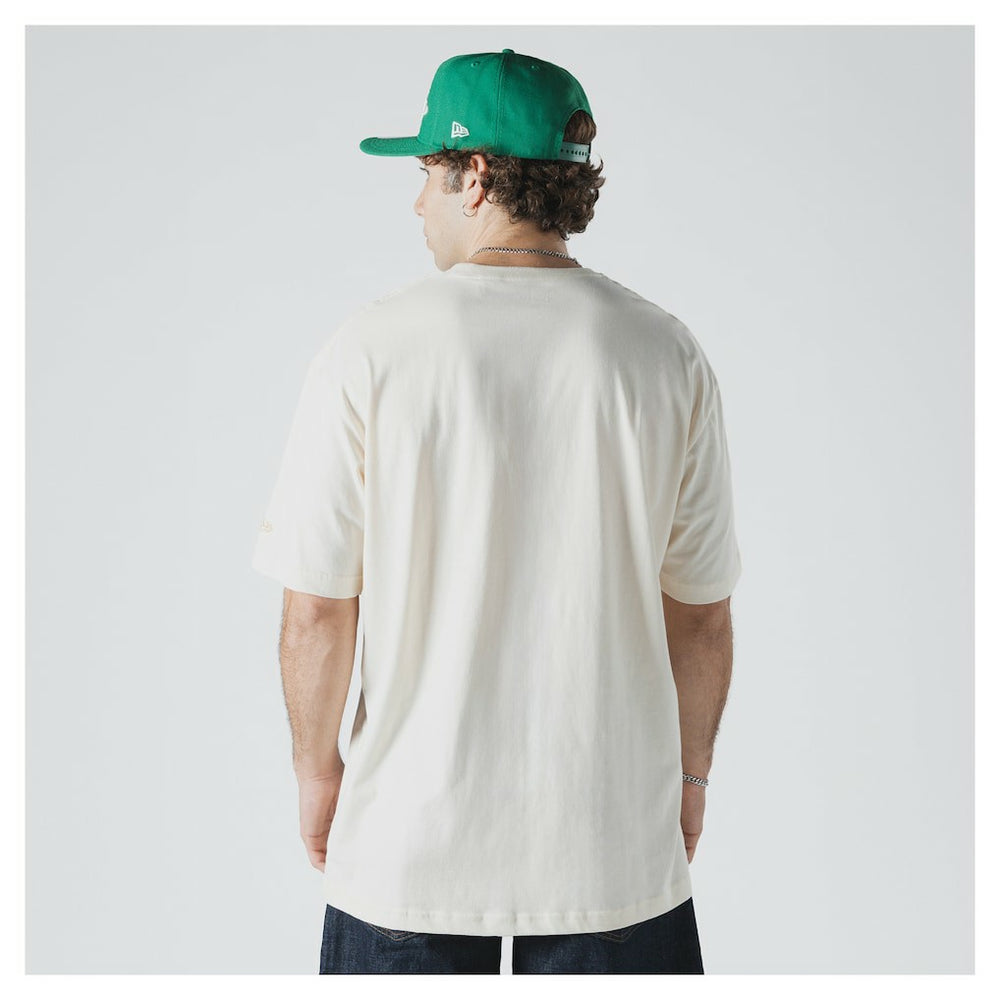 New Era - Boston Celtics Oversized City Edition Remix Vintage T-Shirt - Cream
