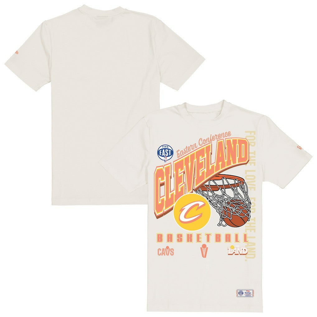 New Era - Cleveland Cavaliers Oversized City Edition Remix Vintage T-Shirt - Cream