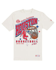 New Era - Houston Rockets Oversized City Edition Remix Vintage T-Shirt - Cream