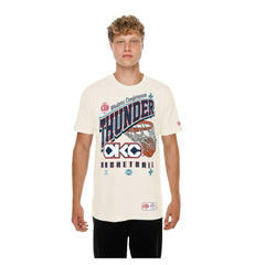 New Era - Oklahoma City Thunder Oversized City Edition Remix Vintage T-Shirt - Cream