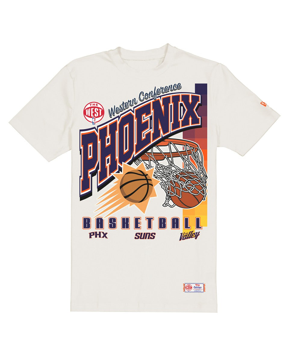 New Era - Phoenix Suns Oversized City Edition Remix Vintage T-Shirt - Cream