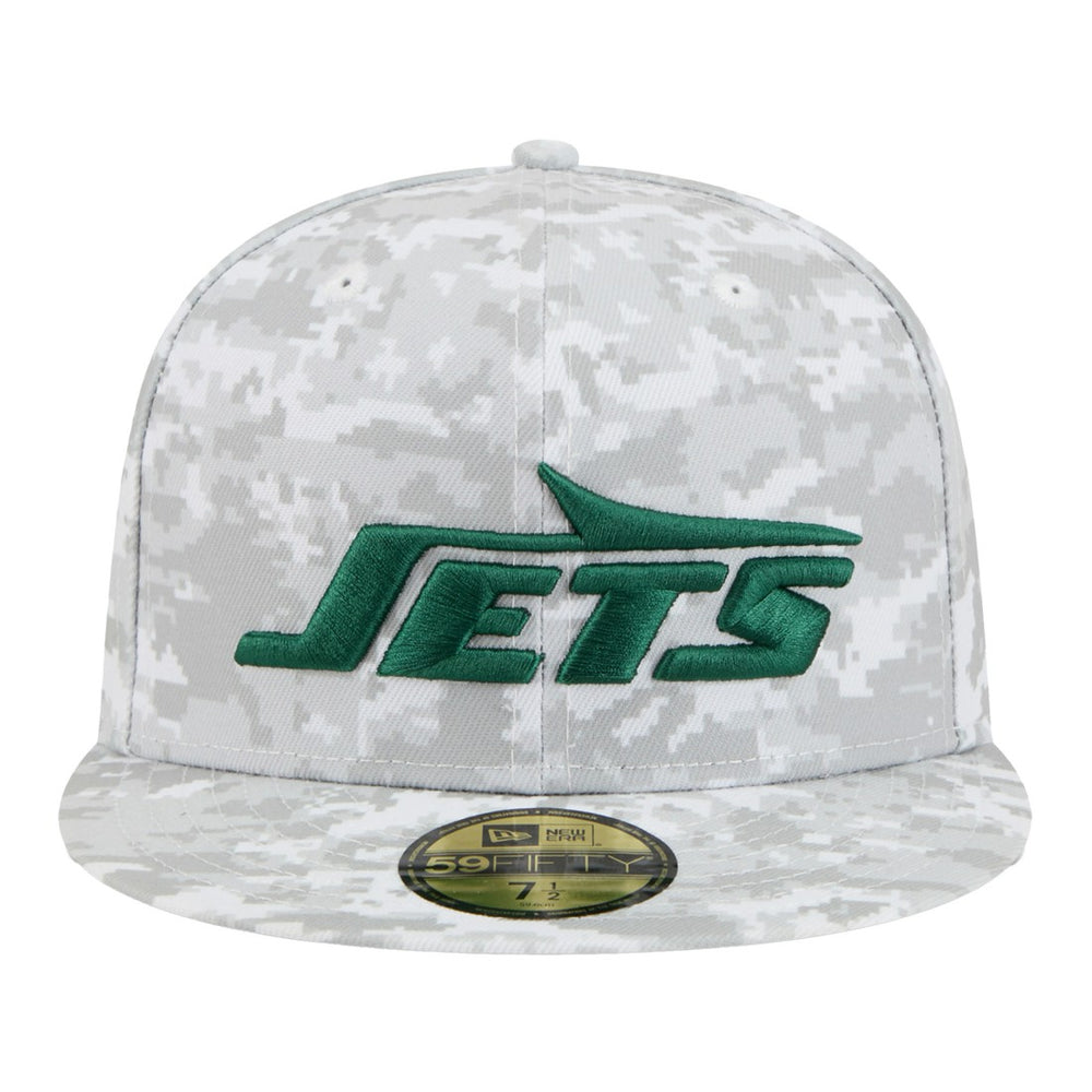 New York Jets New Era 2025 Salute to Service Fan Pack 59FIFTY Fitted Hat White - NFL