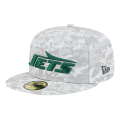 New York Jets New Era 2025 Salute to Service Fan Pack 59FIFTY Fitted Hat White - NFL