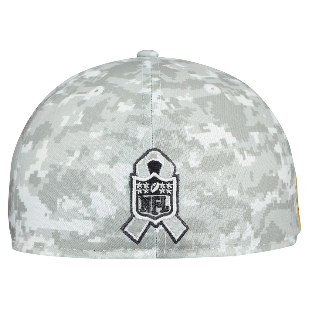 Miami Dolphins New Era 2025 Salute to Service Fan Pack 59FIFTY Fitted Hat White - NFL