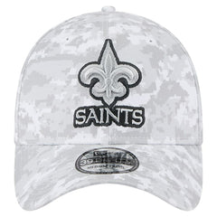 New Orleans Saints New Era 2025 Salute to Service Digital Camo Fan Pack 39THIRTY Flex Hat White - NFL