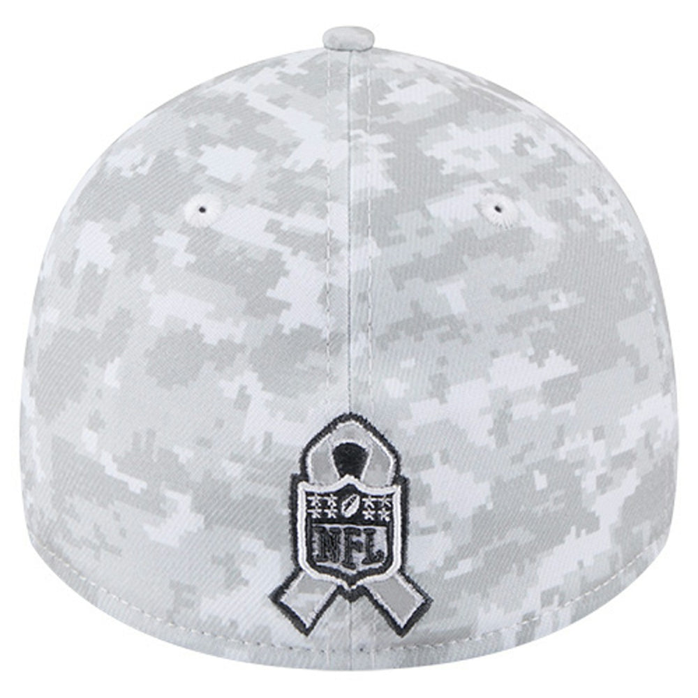 New York Jets New Era 2025 Salute to Service Digital Camo Fan Pack 39THIRTY Flex Hat White - NFL