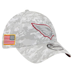 Arizona Cardinals New Era 2025 Salute to Service Digital Camo Fan Pack 39THIRTY Flex Hat White - NFL