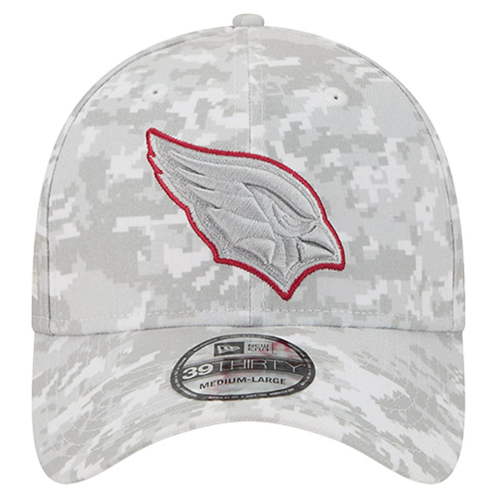 Arizona Cardinals New Era 2025 Salute to Service Digital Camo Fan Pack 39THIRTY Flex Hat White - NFL
