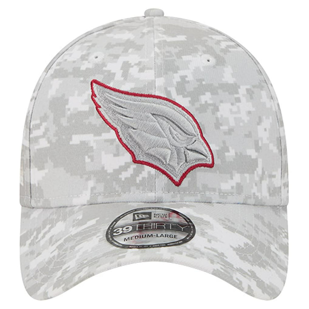 Arizona Cardinals New Era 2025 Salute to Service Digital Camo Fan Pack 39THIRTY Flex Hat White - NFL