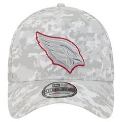 Arizona Cardinals New Era 2025 Salute to Service Digital Camo Fan Pack 39THIRTY Flex Hat White - NFL