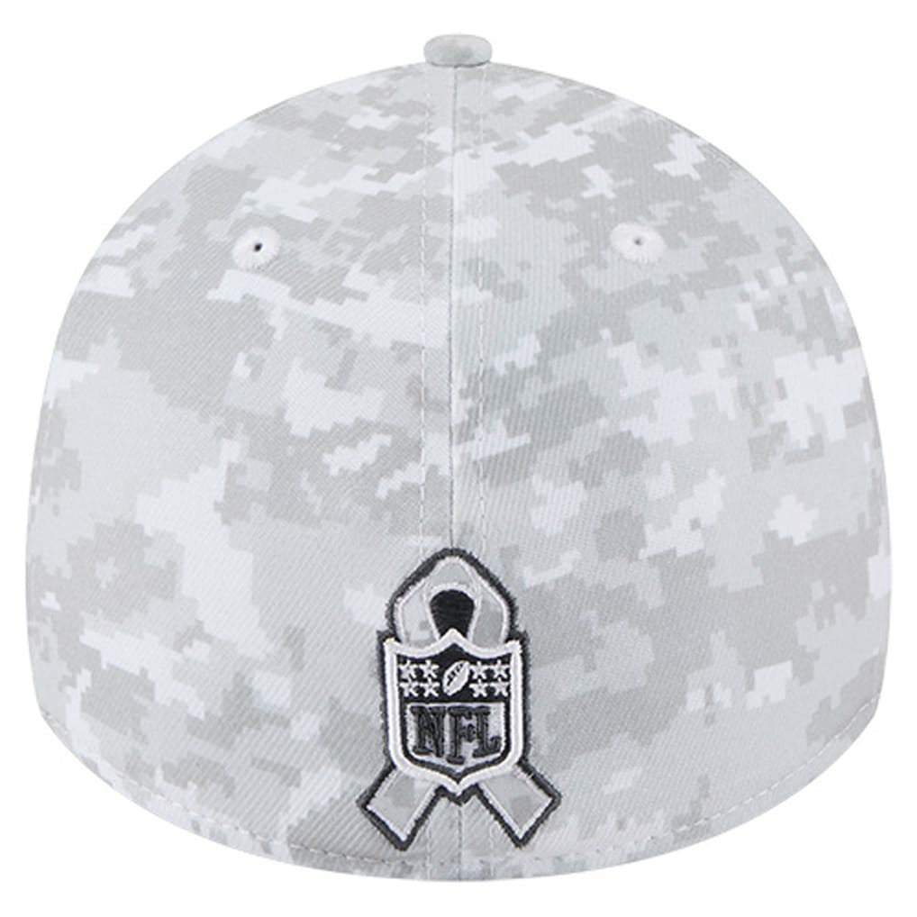 Baltimore Ravens New Era 2025 Salute to Service Digital Camo Fan Pack 39THIRTY Flex Hat White - NFL