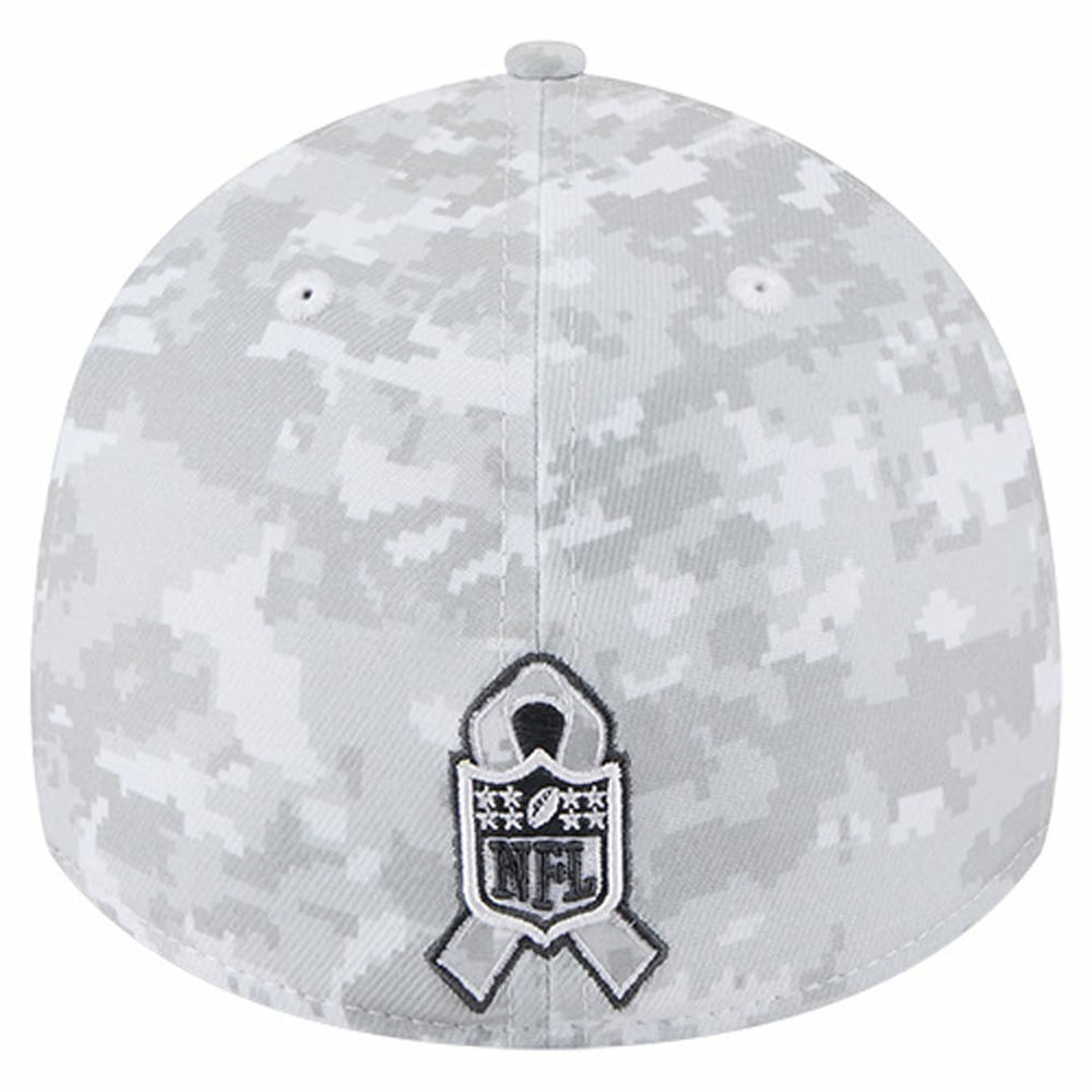 Baltimore Ravens New Era 2025 Salute to Service Digital Camo Fan Pack 39THIRTY Flex Hat White - NFL