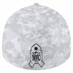 Baltimore Ravens New Era 2025 Salute to Service Digital Camo Fan Pack 39THIRTY Flex Hat White - NFL