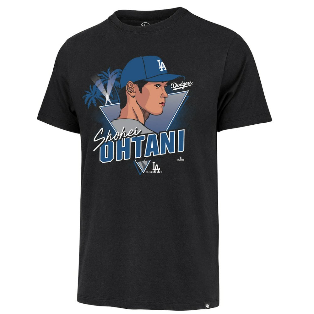 Shohei Ohtani Los Angeles Dodgers '47 Player Caricature Franklin T-Shirt On Sale
