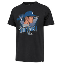 Shohei Ohtani Los Angeles Dodgers '47 Player Caricature Franklin T-Shirt On Sale