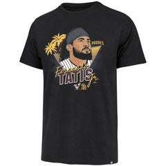 Fernando Tatis Jr. San Diego Padres '47 Player Caricature Franklin T-Shirt Online