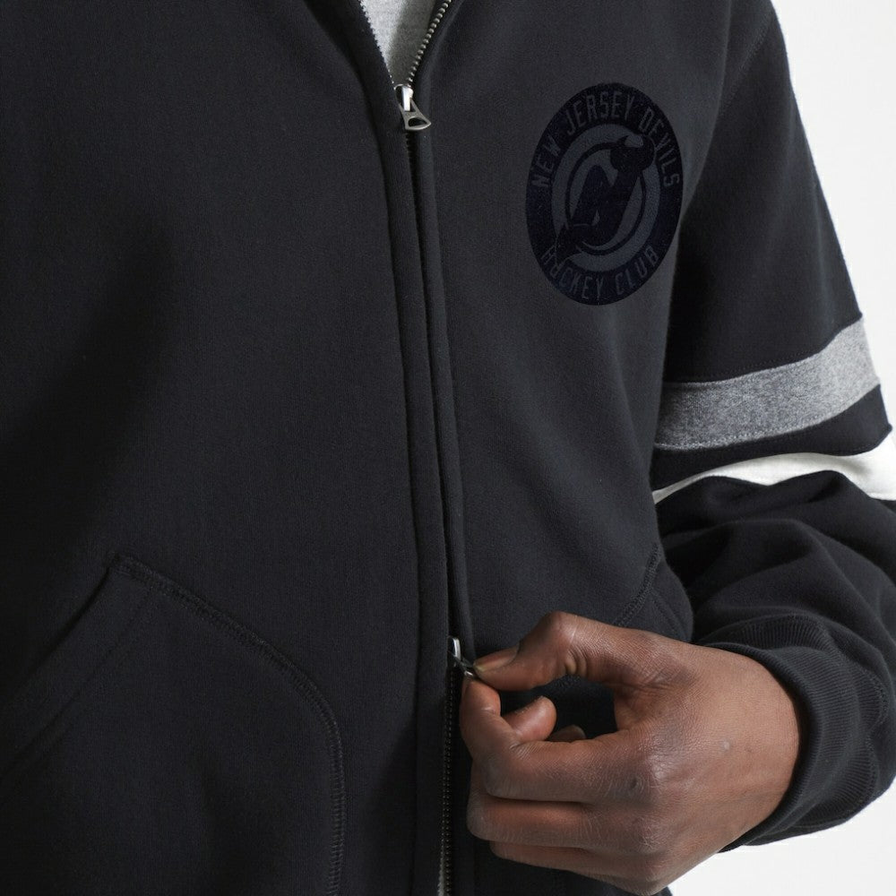 New Jersey Devils - Todd Snyder Full-Zip Fleece Jacket Black