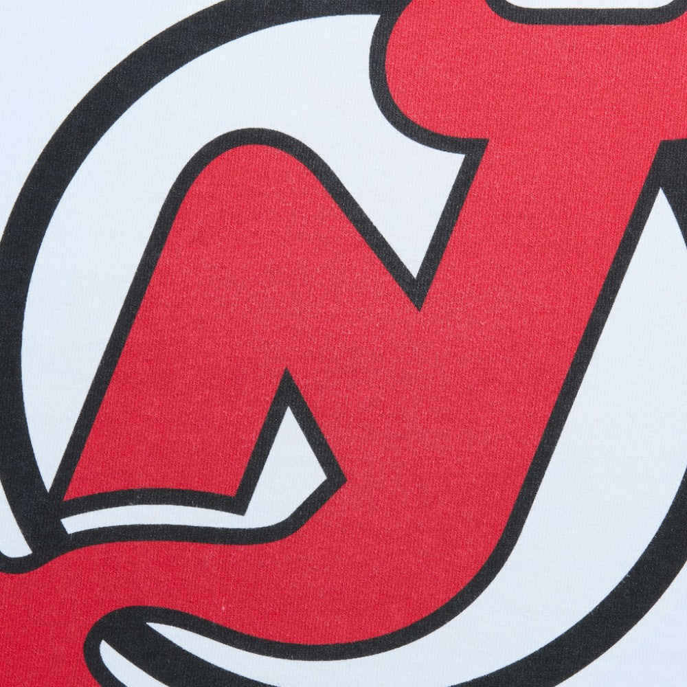 New Jersey Devils - Todd Snyder Heavyweight Long Sleeve Jersey Style T-Shirt White