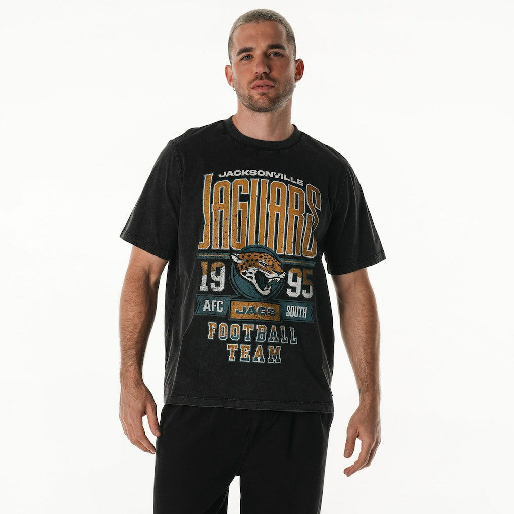 Jacksonville Jaguars The Wild Collective Unisex Band T-Shirt Black - NFL
