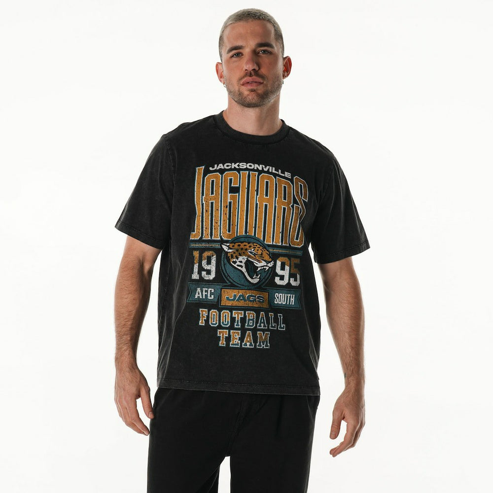 Jacksonville Jaguars The Wild Collective Unisex Band T-Shirt Black - NFL