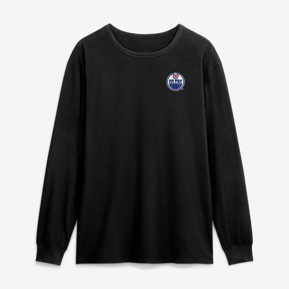 Edmonton Oilers - Fanatics Game Long Sleeve T-Shirt Black