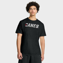 Carolina Hurricanes - Fanatics Play Distressed Wordmark Stadium Slub T-Shirt Black