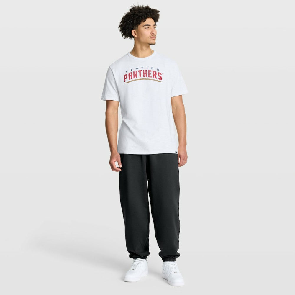 Florida Panthers - Fanatics Play Distressed Wordmark Stadium Slub T-Shirt White