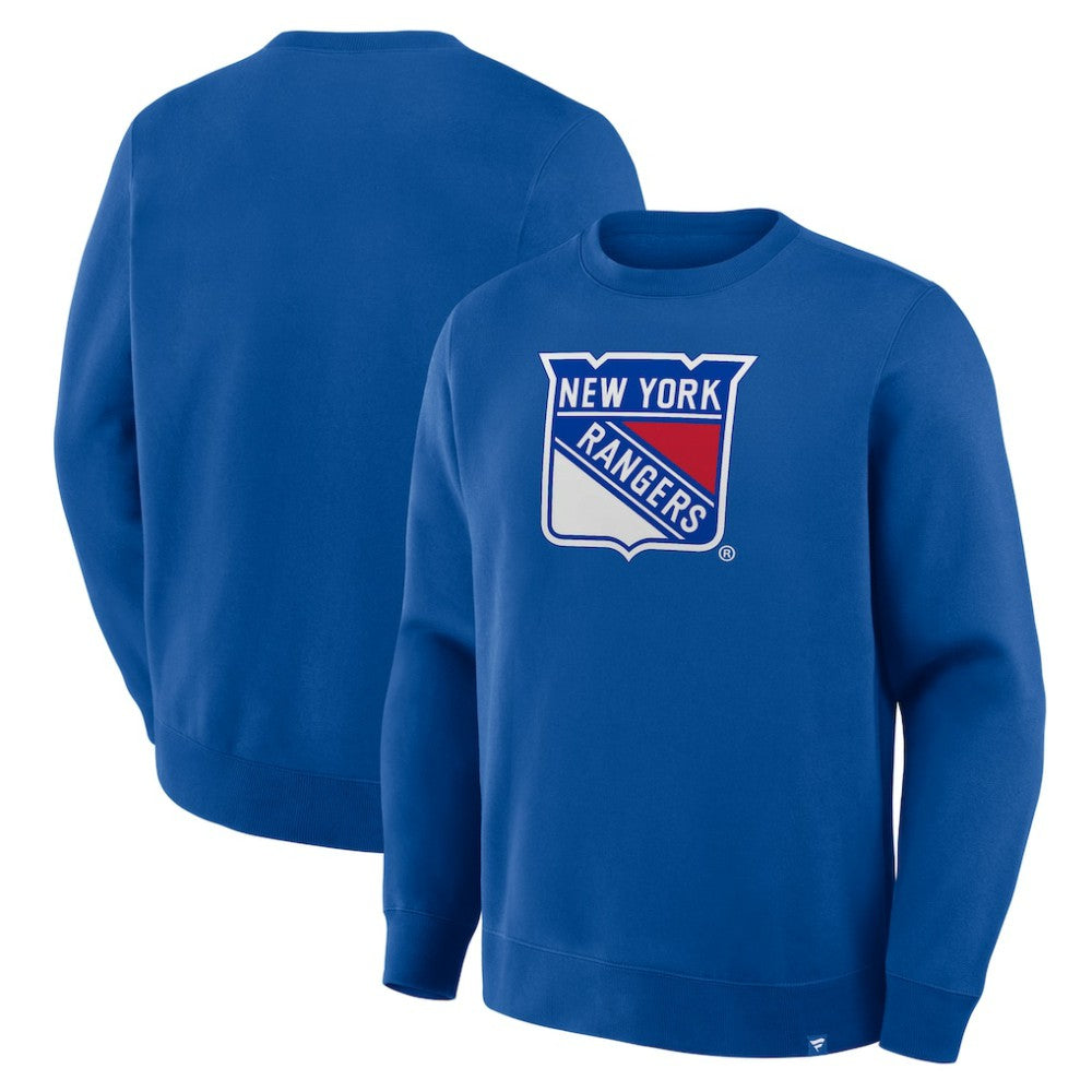 New York Rangers Fanatics Essential Legacy Sweatshirt Blue