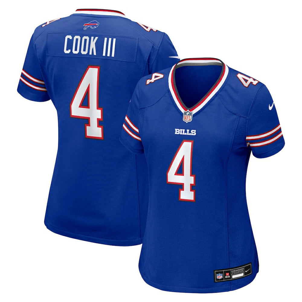 James Cook III Buffalo Bills Women's Team Game Jersey Royal - Nike