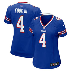 James Cook III Buffalo Bills Women's Team Game Jersey Royal - Nike