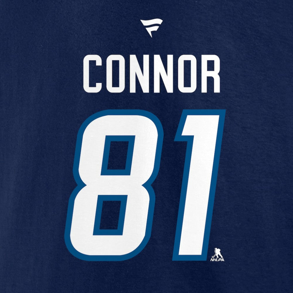 Kyle Connor Winnipeg Jets - Fanatics Authentic Stack Name & Number T-Shirt Navy