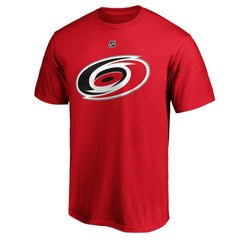 Andrei Svechnikov Carolina Hurricanes - Fanatics Authentic Stack Name & Number T-Shirt Red