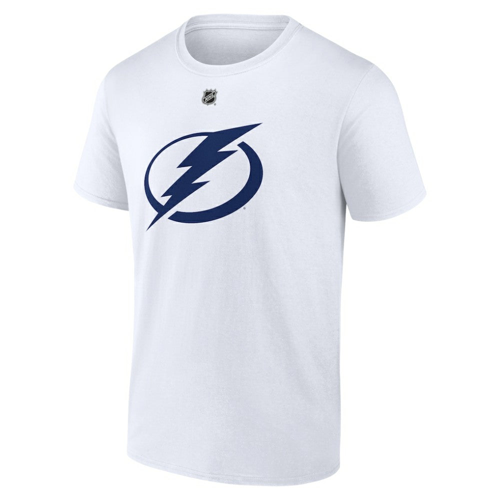 Nikita Kucherov Tampa Bay Lightning - Fanatics Authentic Stack Name & Number T-Shirt White