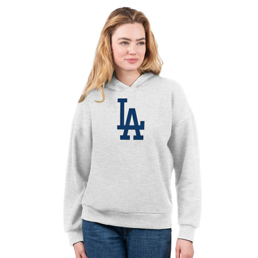 Los Angeles Dodgers G-III 4Her by Carl Banks Women's T-Shirt and Hoodie Combo Pack Lifestyle