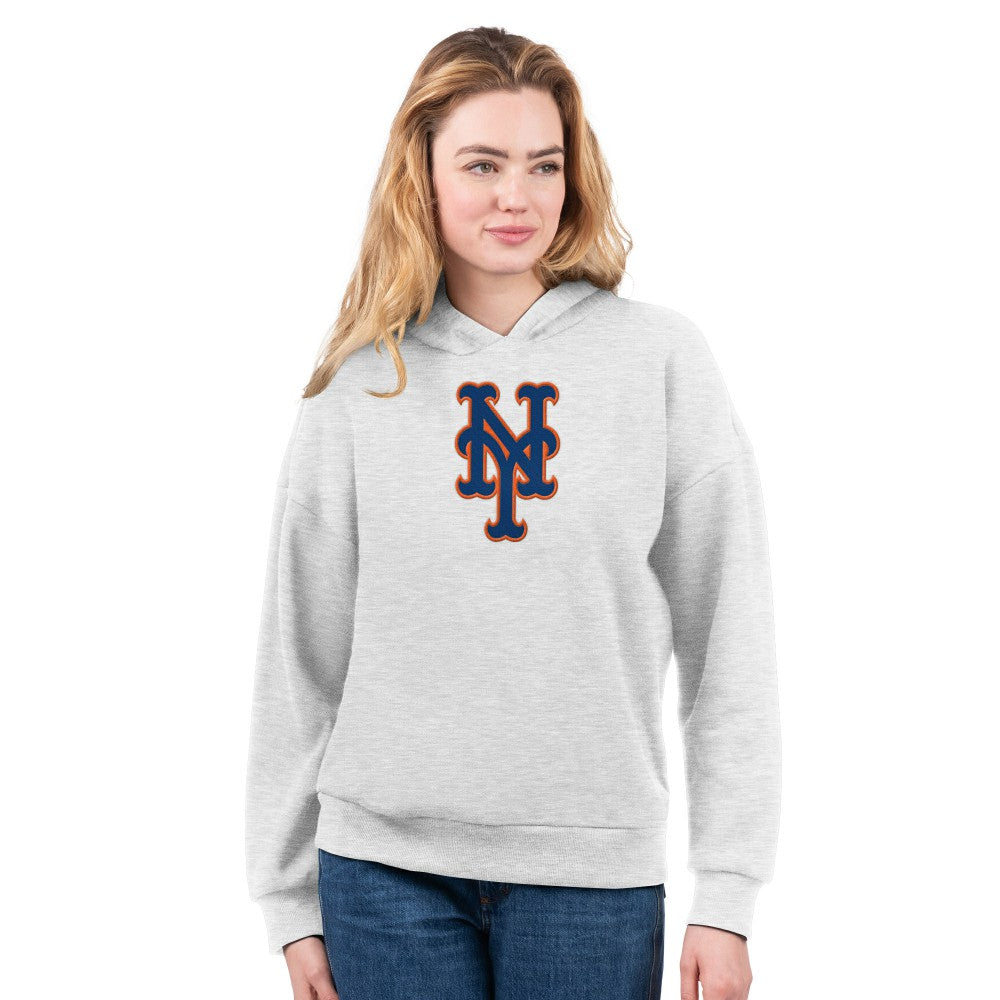 New York Mets G-III 4Her by Carl Banks Women's T-Shirt and Hoodie Combo Pack Lifestyle