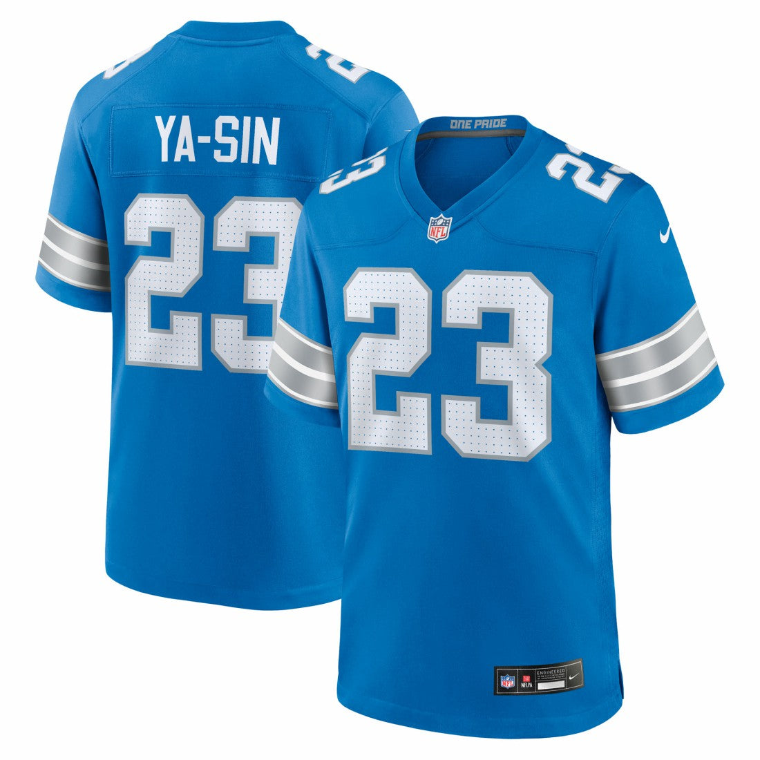 Rock Ya-Sin Detroit Lions Team Game Jersey Blue - Nike