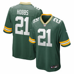 Nate Hobbs Green Bay Packers Team Game Jersey Green - Nike
