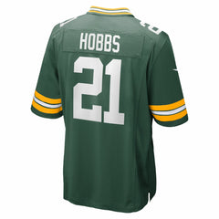 Nate Hobbs Green Bay Packers Team Game Jersey Green - Nike
